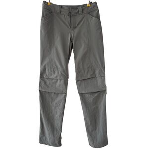 REI screeline hybrid pant . sage grey . size 0 . mid.rise